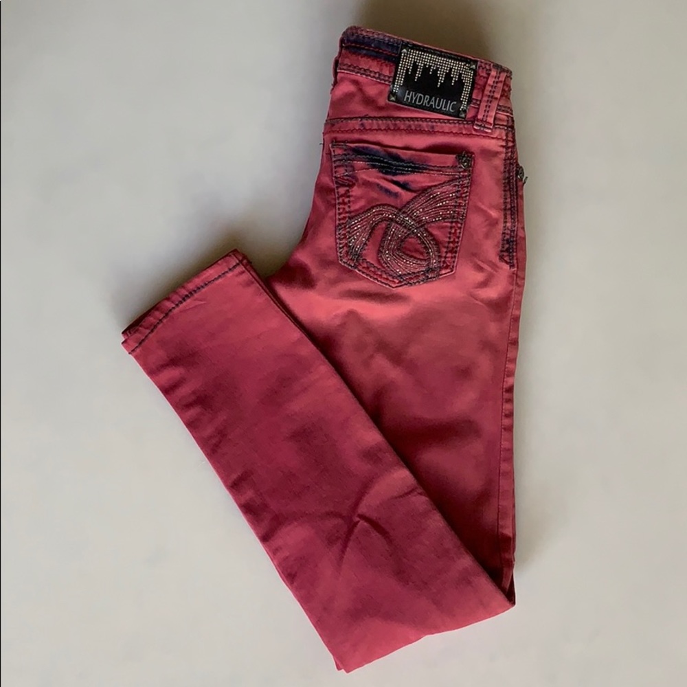 Hydraulic skinny jeans